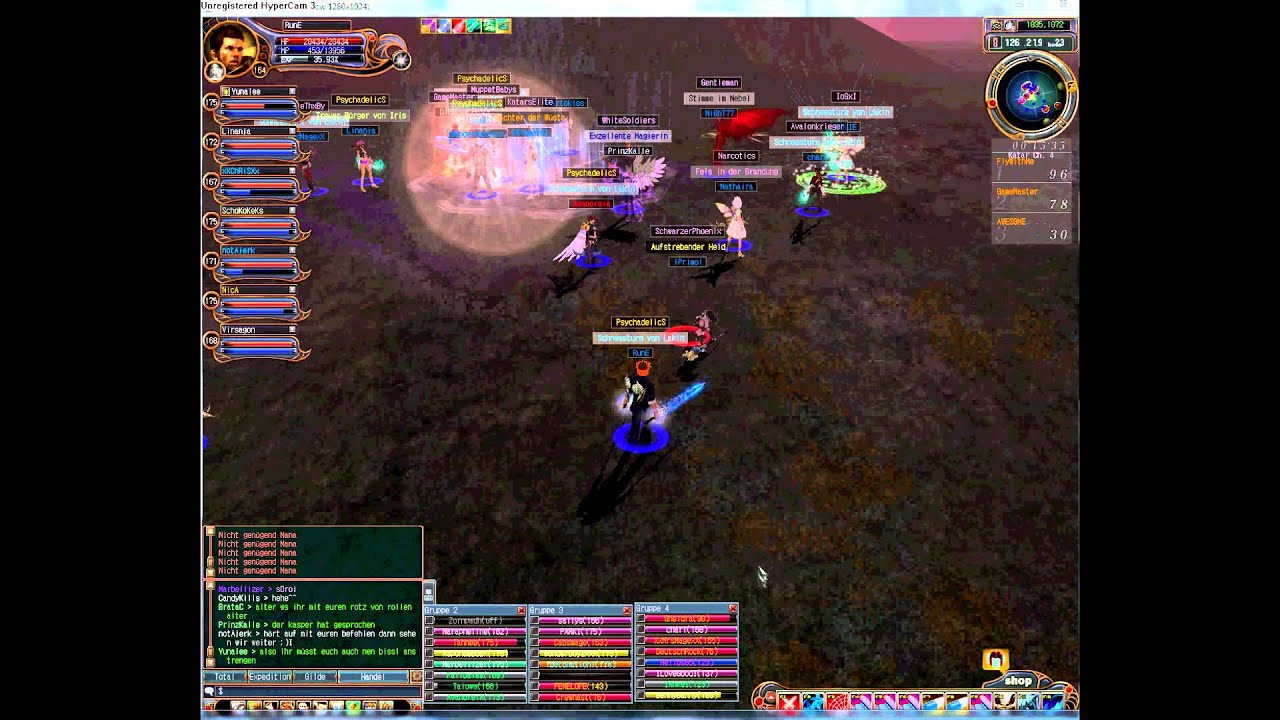 Last Chaos GER - Letzte Burgschlacht von Katar gegen die GameMaster 17.11.2012
