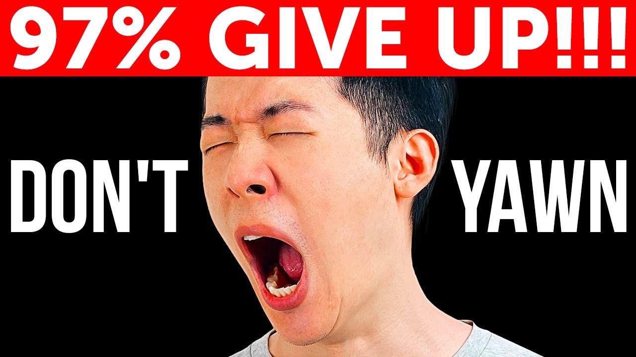 Don't Yawn While Watching This Video || Impossible Challenge