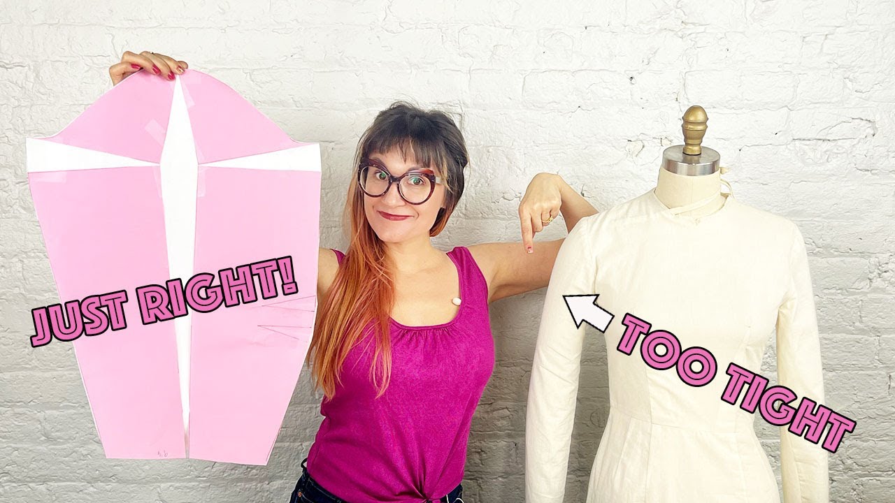 Full Bicep Adjustment Tutorial Works On Any Sewing Pattern!