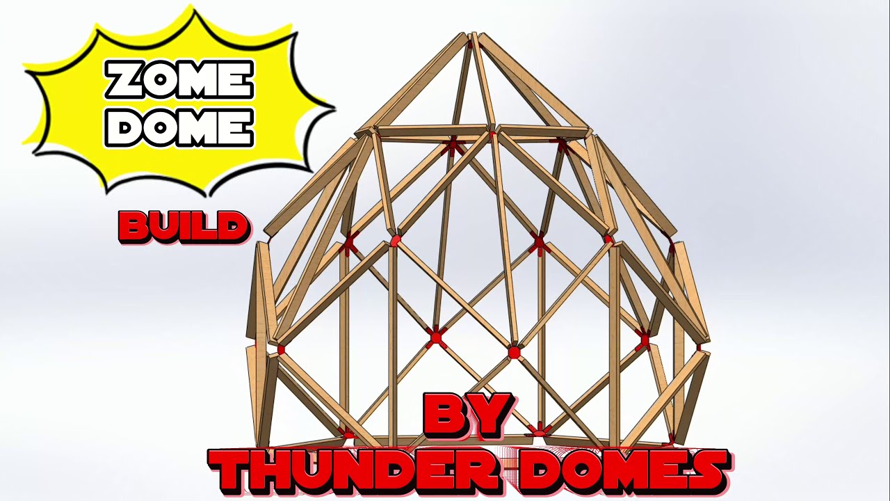 Zome Dome Build by Thunder Domes- Complete Frame Time-lapse