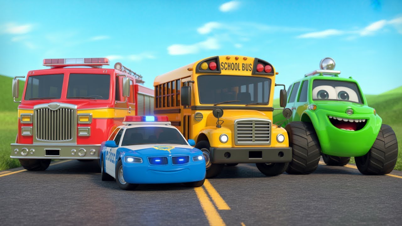Car Tunes for Kids: The Best of January! 🏎️ Street Vehicles, Monster Trucks and More!