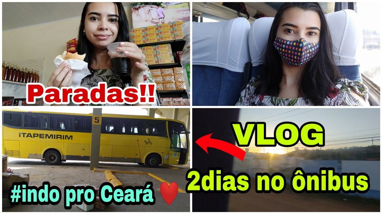 VLOG- O DIA DE VIAJAR FUI DE ÔNIBUS GRAVEI AS PARADAS *viagem completa 2 dias e meio)