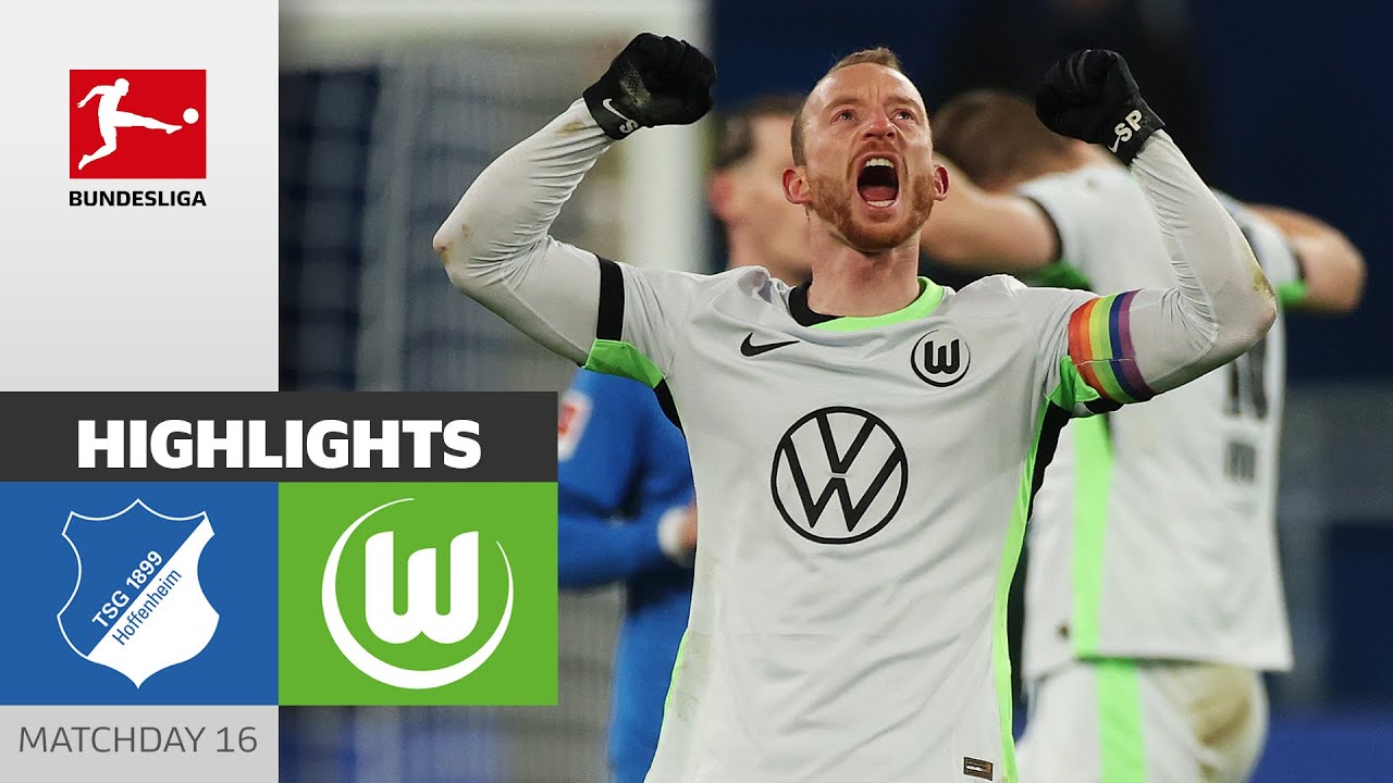 3 Points On The Road! | TSG Hoffenheim - VfL Wolfsburg 0-1 | Highlights | Matchday 16 – Bundesliga