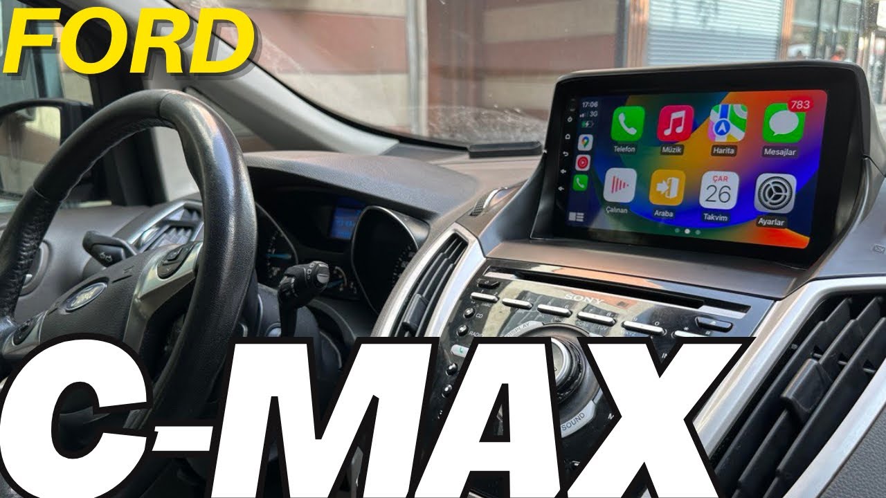 FORD C-MAX CarPlay ve AndroidAuto Destekli Android Multimedya Sistemi 22-687