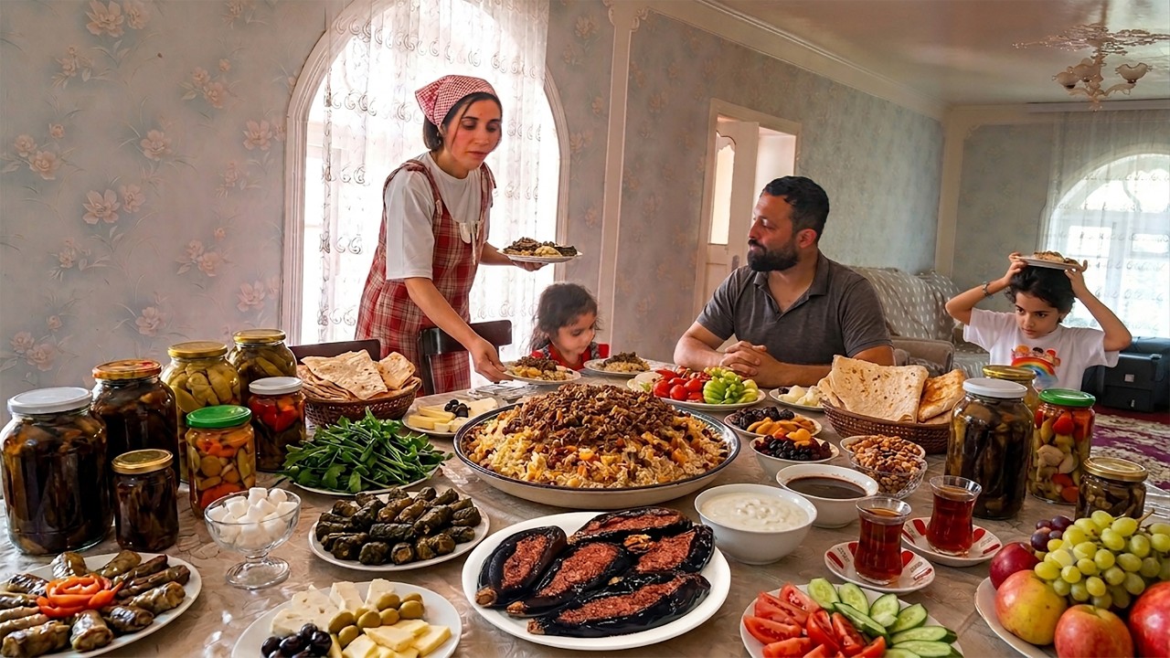 A Young Family's Self-Sufficient Life | Making Eggplant Pickles for the Winter