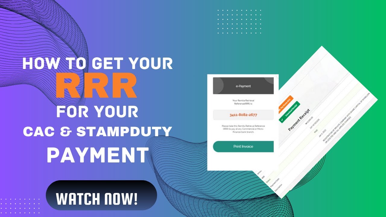 How to get your Remitta number for CAC & Stamp duty payment