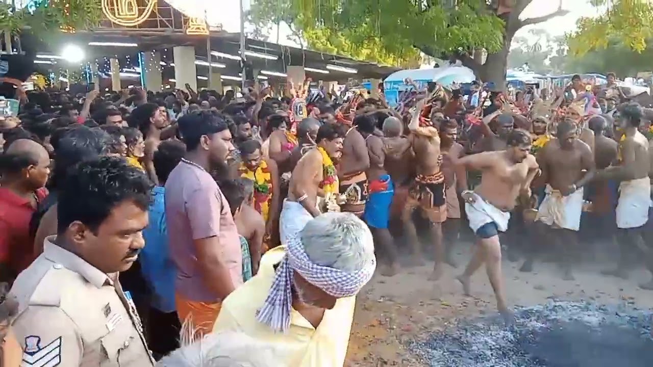 ஐகோர்ட் மகாராஜா  வேம்படி சுடலை மாடசாமி  கோவில் கொடை விழா 2025 பூக்குழி இறங்குதல் #சுடலை #mayandi