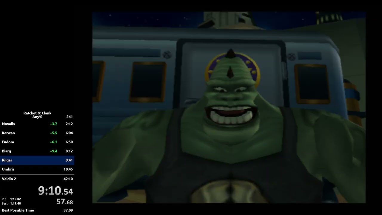 Ratchet & Clank any% speedrun in 41:40