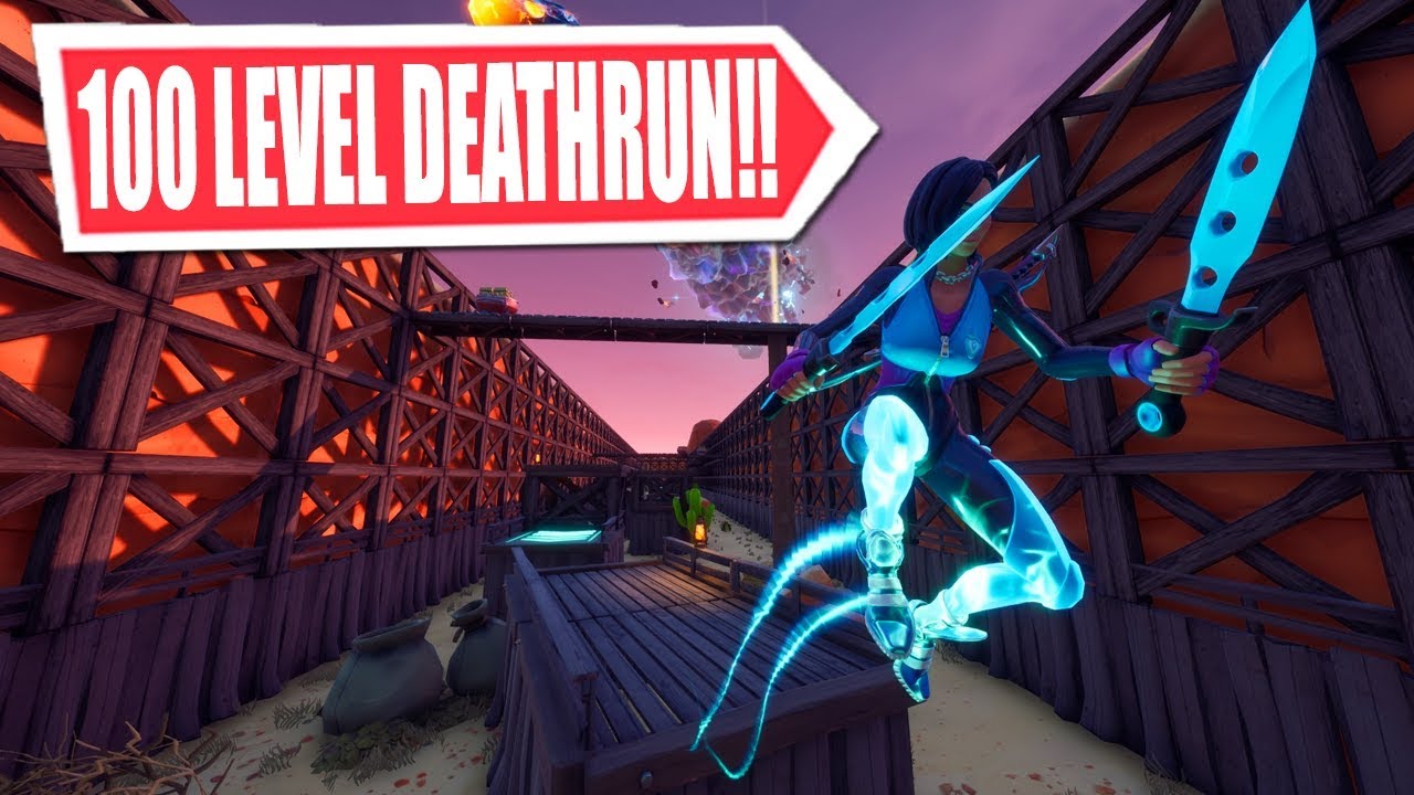The MOST SATISFYING 100 Level Deathrun! (Fortnite Creative)