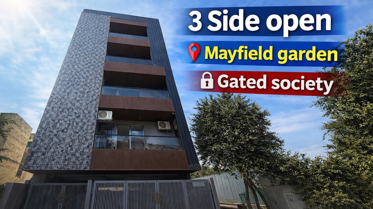 🏛️LUXURIOUS BUILDER FLOOR IN MAYFIELD GARDEN 💎4bhk | 