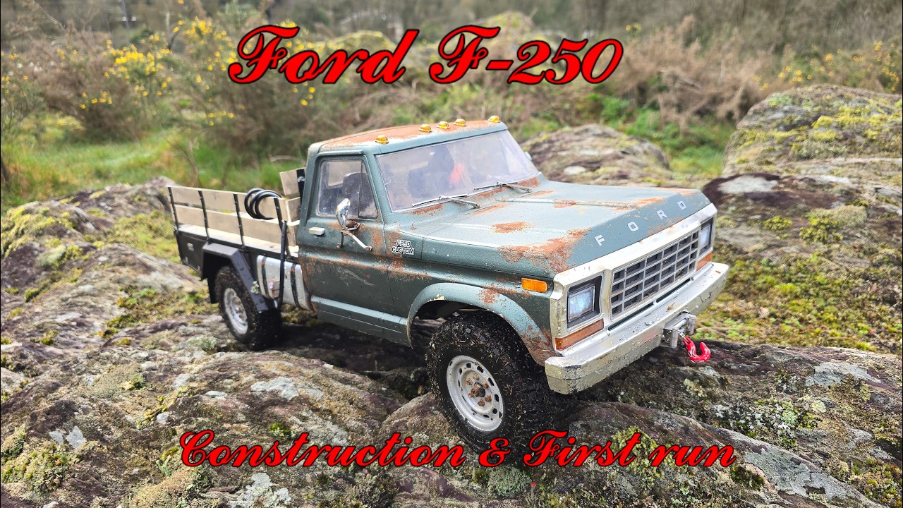 Ford F-250 construction & first run - RGT EX86160GR chassis (LC79 Land Commander)