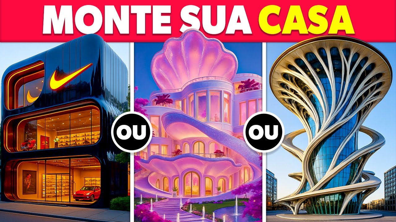 O Que Voc&ecirc; Prefere...? Monte sua CASA de 15 milh&otilde;es 🏡🤑💸🤖 Casa M&aacute;gica de Luxo