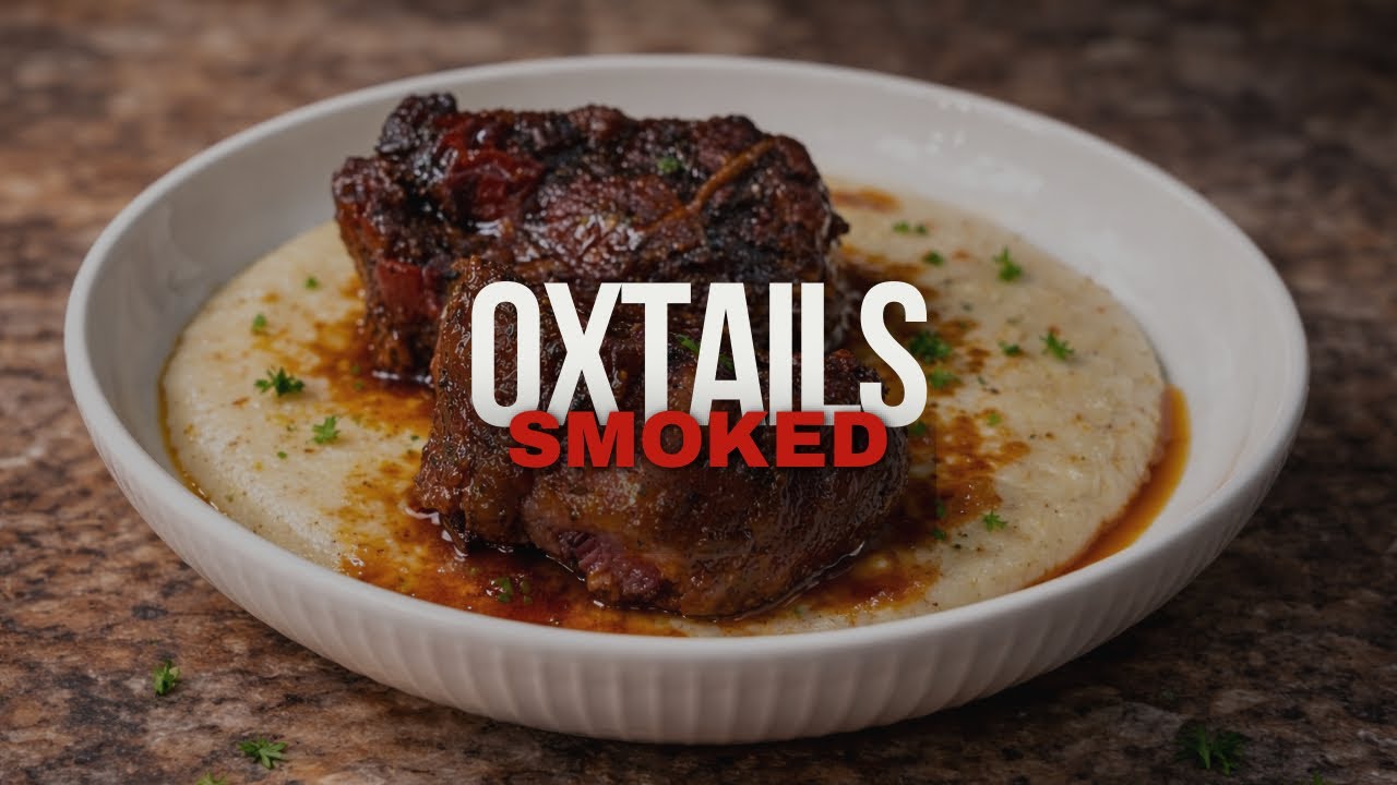 Easy Smoked Oxtails | Braised Using Black Girls Grilling Recipe #backyardbbq #weber