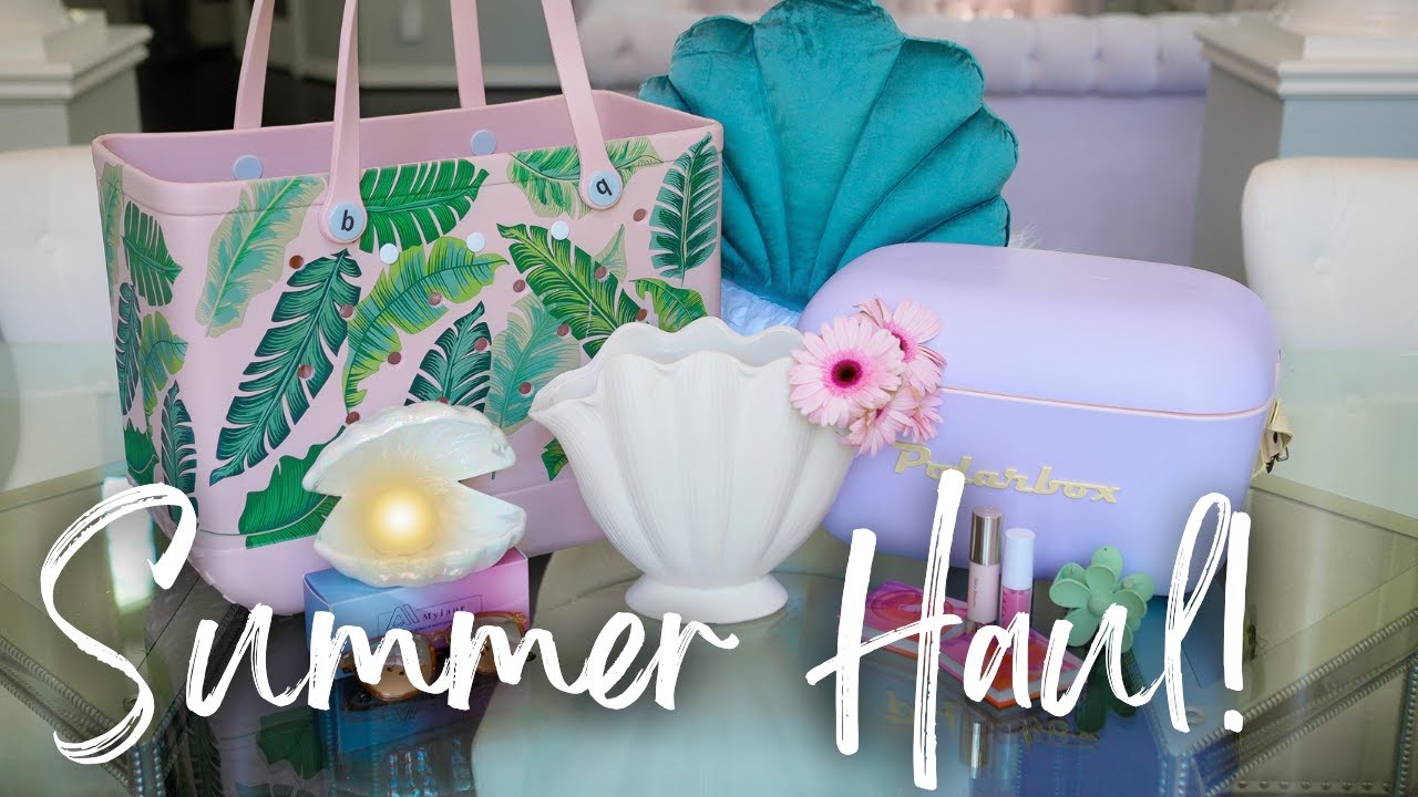 SUMMER SHOP WITH ME AND HAUL 2023 | HOME DECOR, SUMMER FAVORITES, BEAUTY🐚🫧