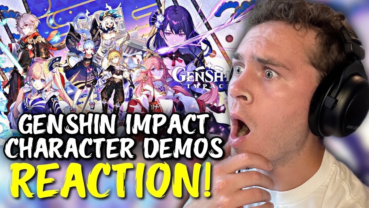 ПЕРВАЯ РЕАКЦИЯ на все демонстрации персонажей GENSHIN IMPACT | Часть 2!