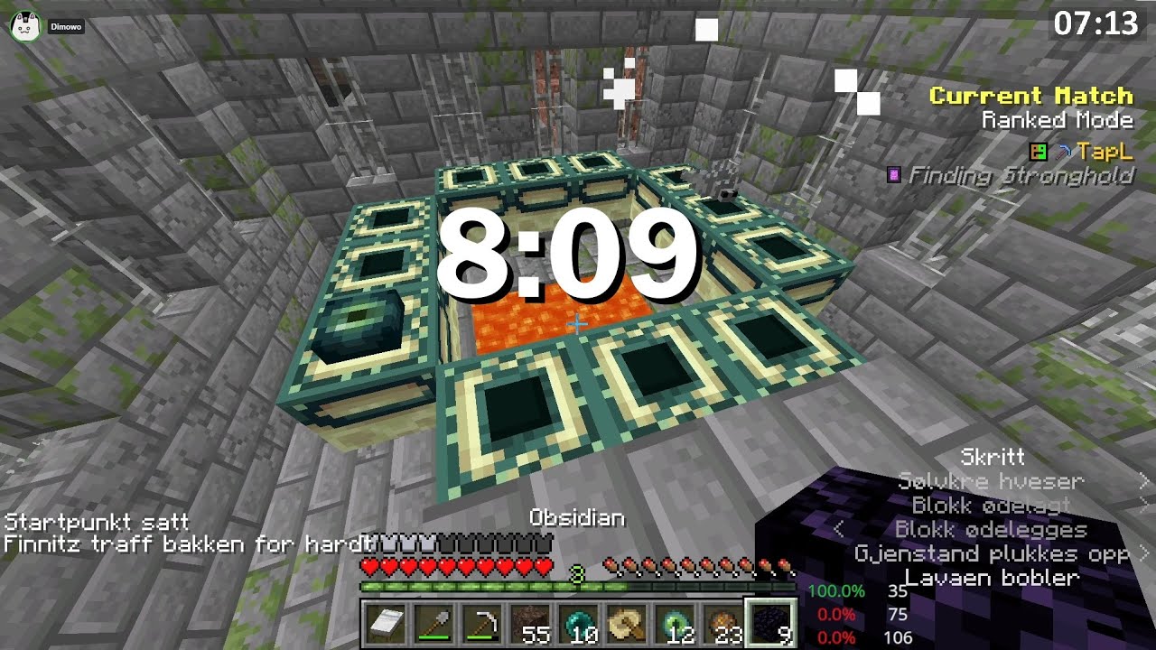 Ranked PB 8:09