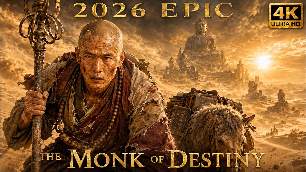 Epicki film z 2026 r. | Mnich Tang przemierza śmiertelnie niebezpieczną pustynię przez 17 lat, by znaleźć Buddę #Epicki