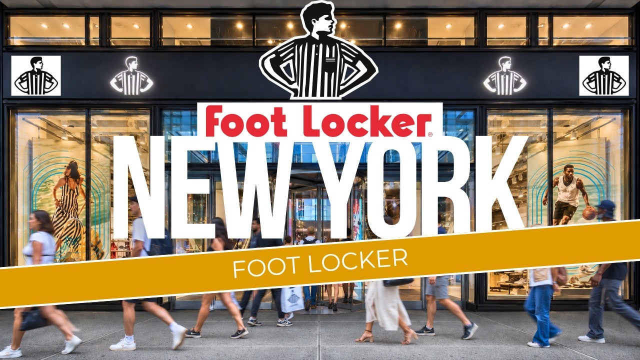 Inside FOOT LOCKER STORE New York City 2026