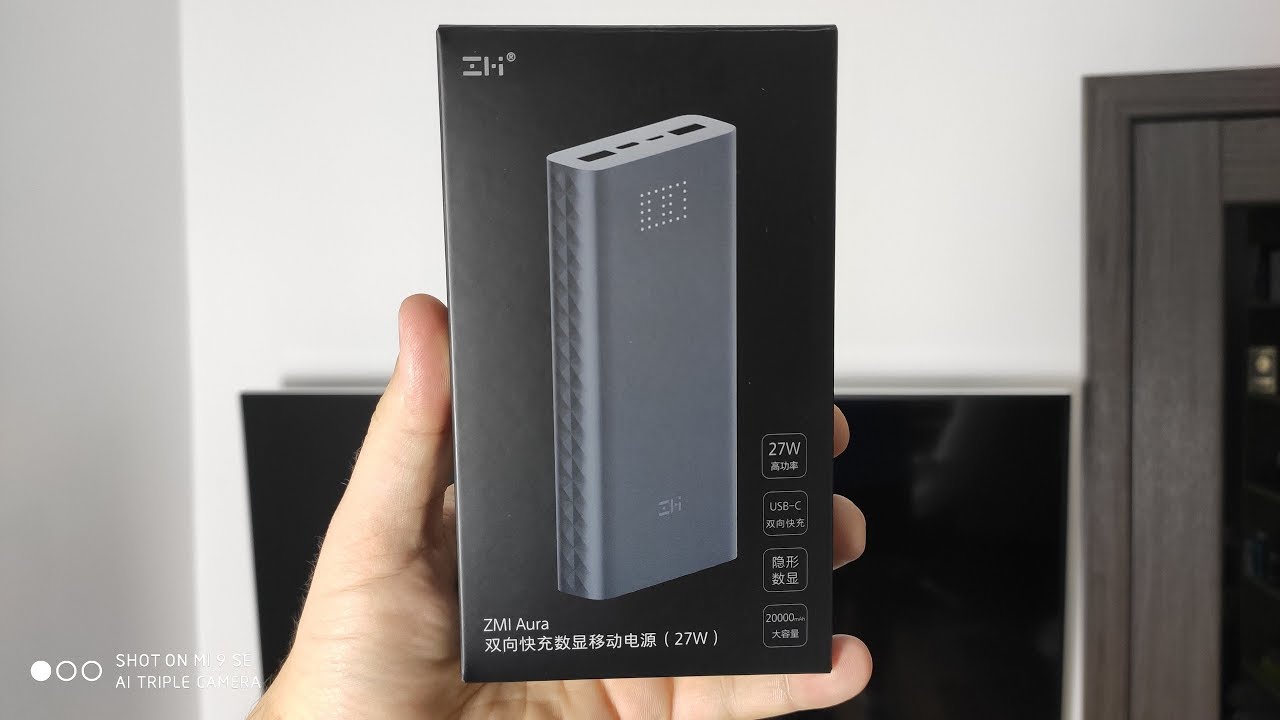 Xiaomi ZMI Aura 20000mAh Power Bank 27w / QC 3.0 / USB-C ► МОЯ НОВАЯ ЗАРЯДКА СЯОМИ!