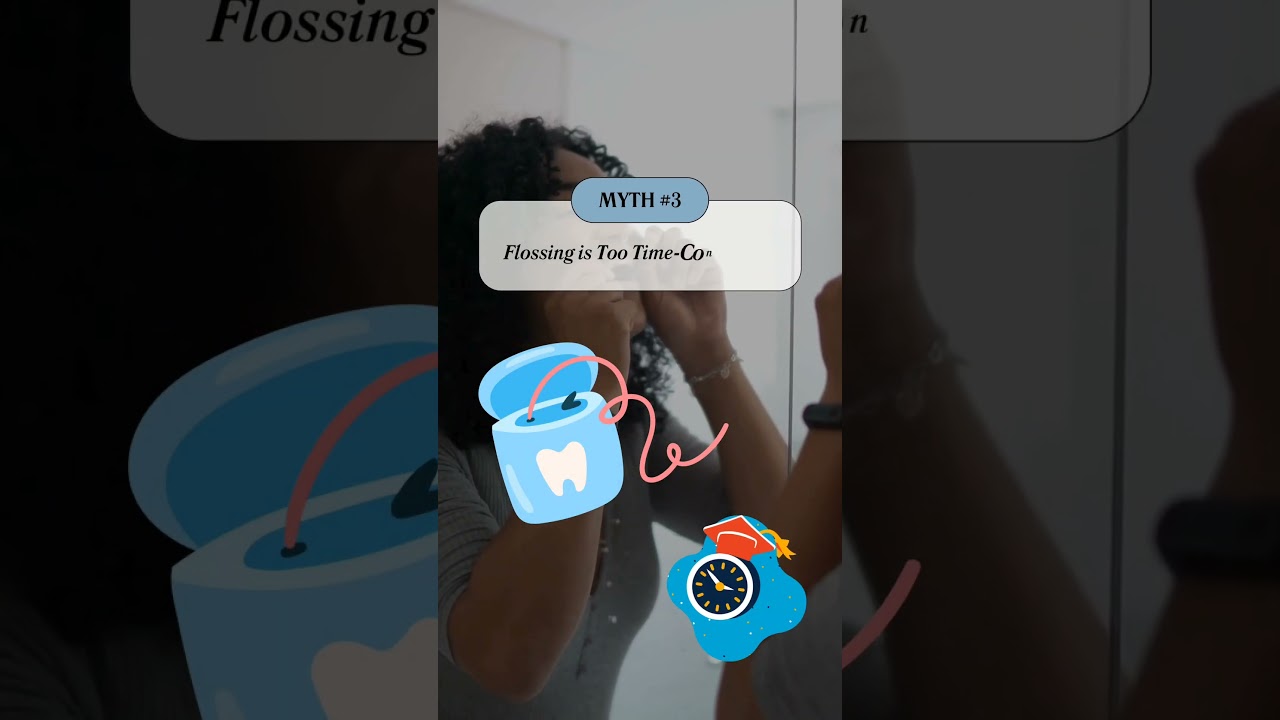 Flossing Myths & Facts #dentalshorts #dentaltips #dentalcare