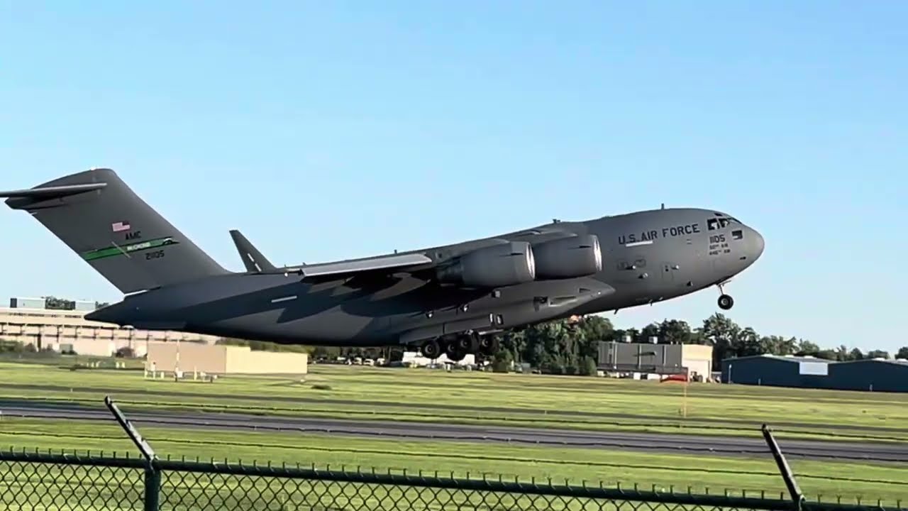 A Year Of Heavies At Albany International Airport. 