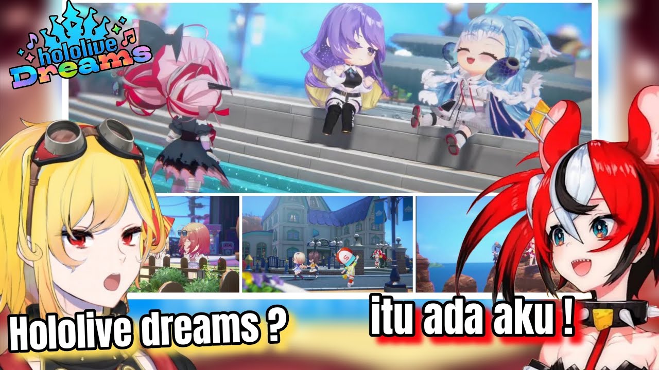 Reaksi Kaela & Bae lihat Teaser Video Hololive Dreams !!