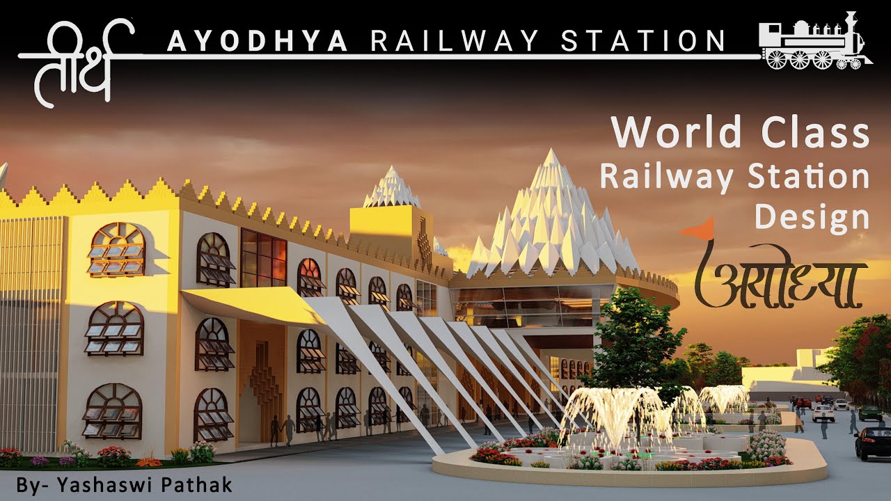 Ayodhya Railway Station ||  Futuristic World class || Thesis Design Project, Must watch