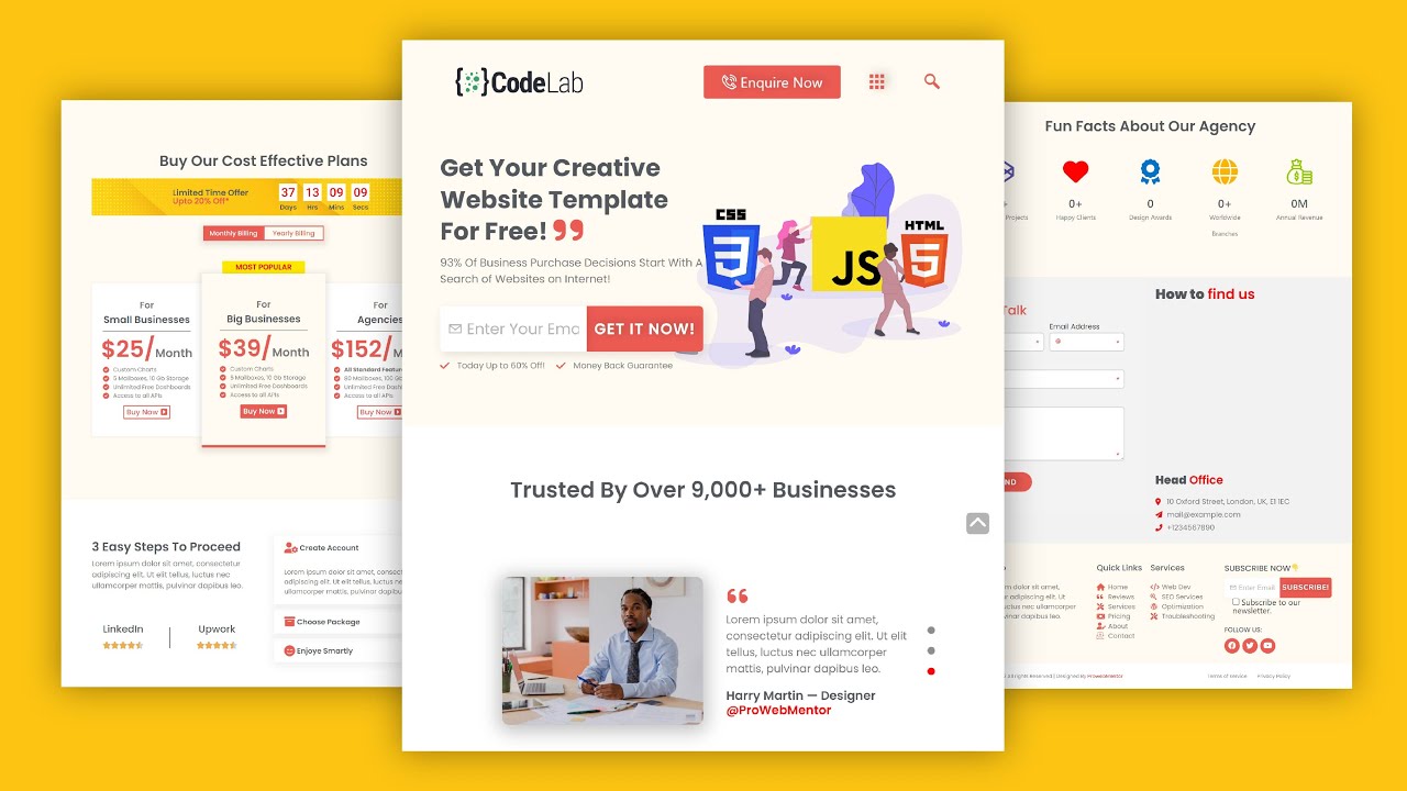 🔴Elementor Landing Page Design | WordPress Landing Page Website