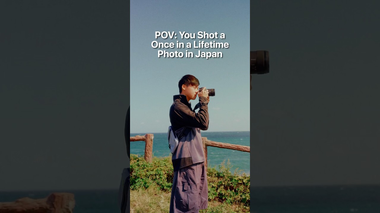 I shot a Once in a Lifetime photograph in Japan.. #shorts #photography #japan