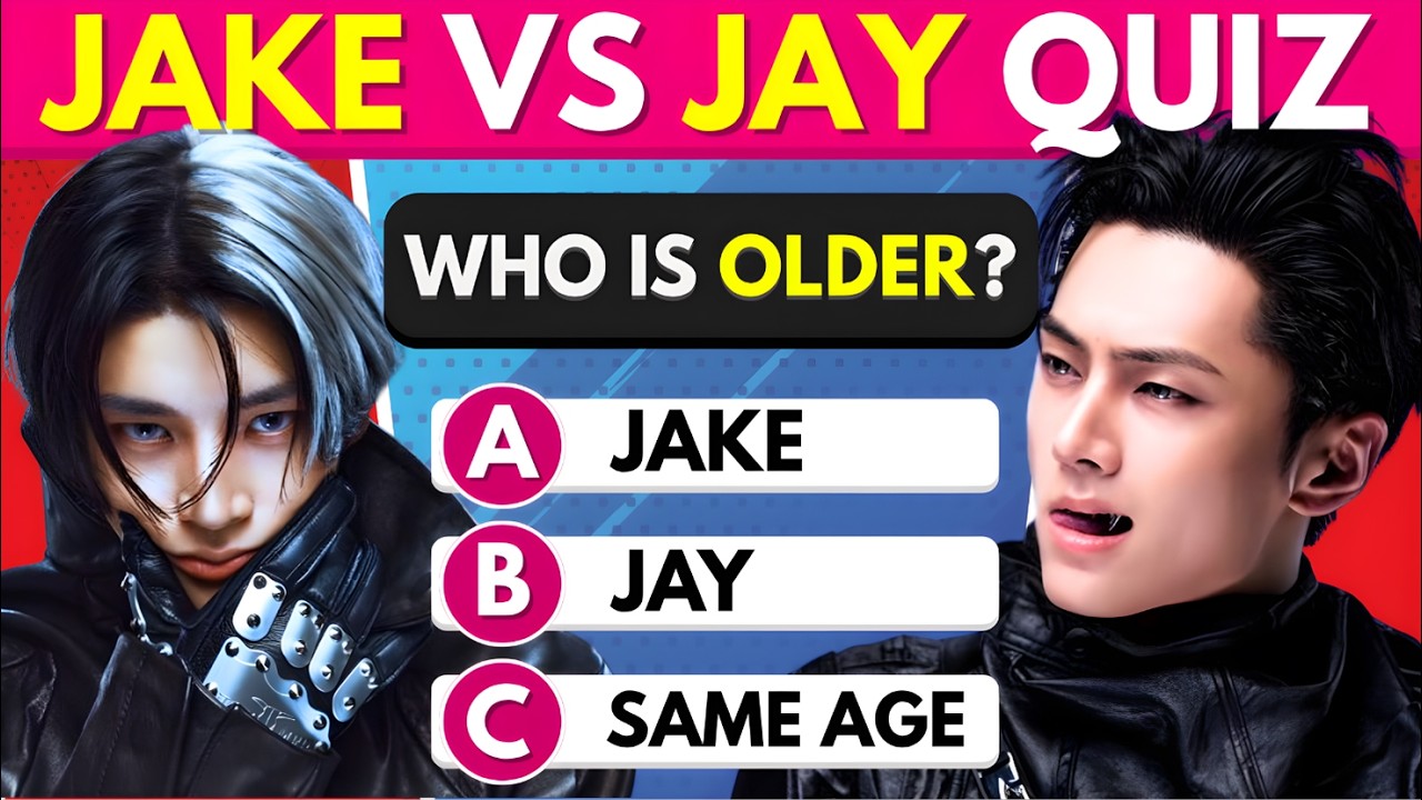 Викторина &laquo;Джейк против Джея (Enhypen)&raquo;✨ Кого вы знаете лучше? | Викторина по K-Pop 2026