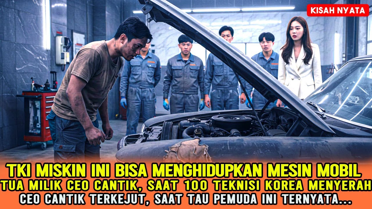TKI YANG DI REMEHKAN‼️PEMUDA INI BUAT PARA MEKANIK KOREA MALU BERAT DI DEPAN CEO CANTIK, TERNYATA...