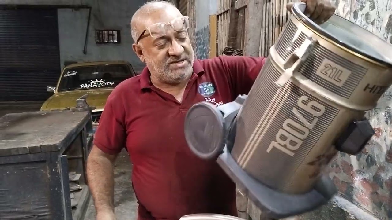 فك  مكنسه هيتاشي برميل  وتحديد العطل  HITACHI