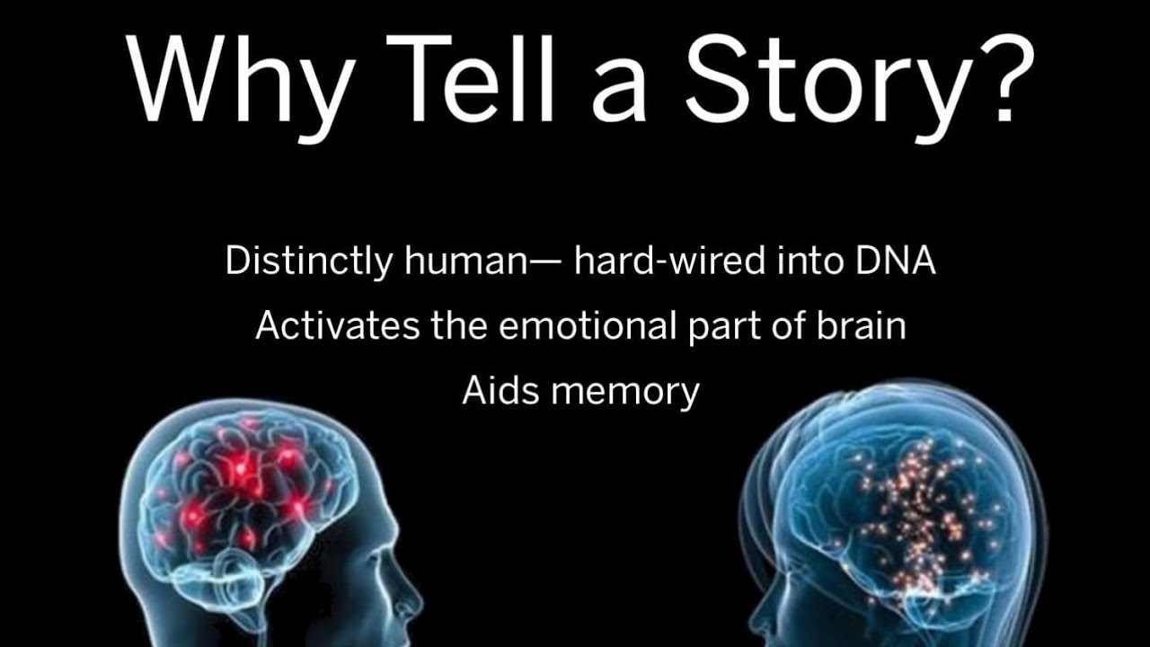 What is the goal of telling a story? 