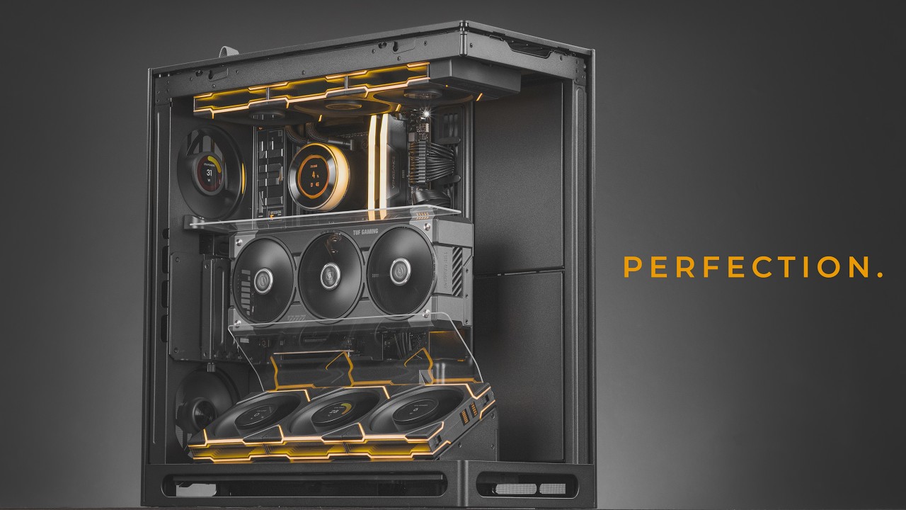 Fishtank Perfection, All-Black Gaming PC Build | HAVN HS360 VGPU
