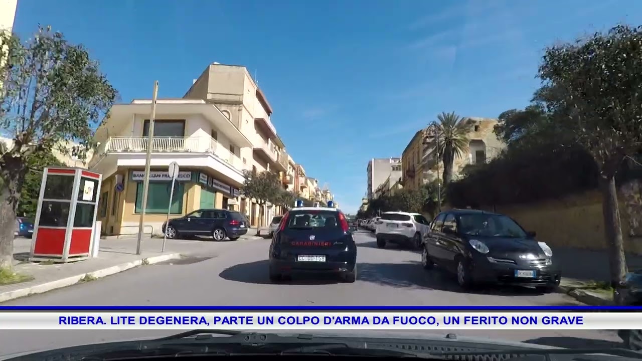 RIBERA  LITE DEGENERA, PARTE UN COLPO D'ARMA DA FUOCO, UN FERITO NON GRAVE