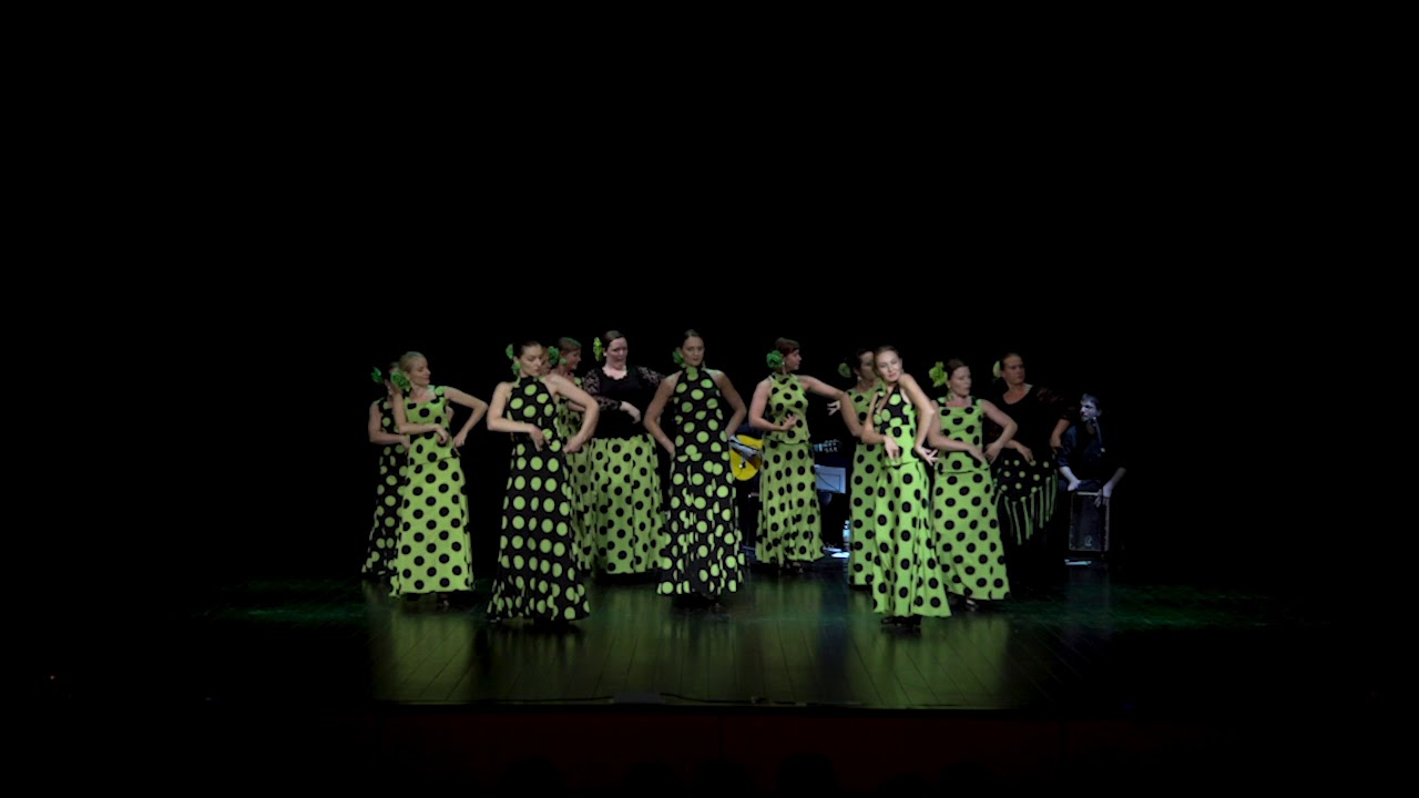 Stuudio ArteFlamenco &otilde;pilased Bulerias , koreograafia Maria R&auml;&auml;k