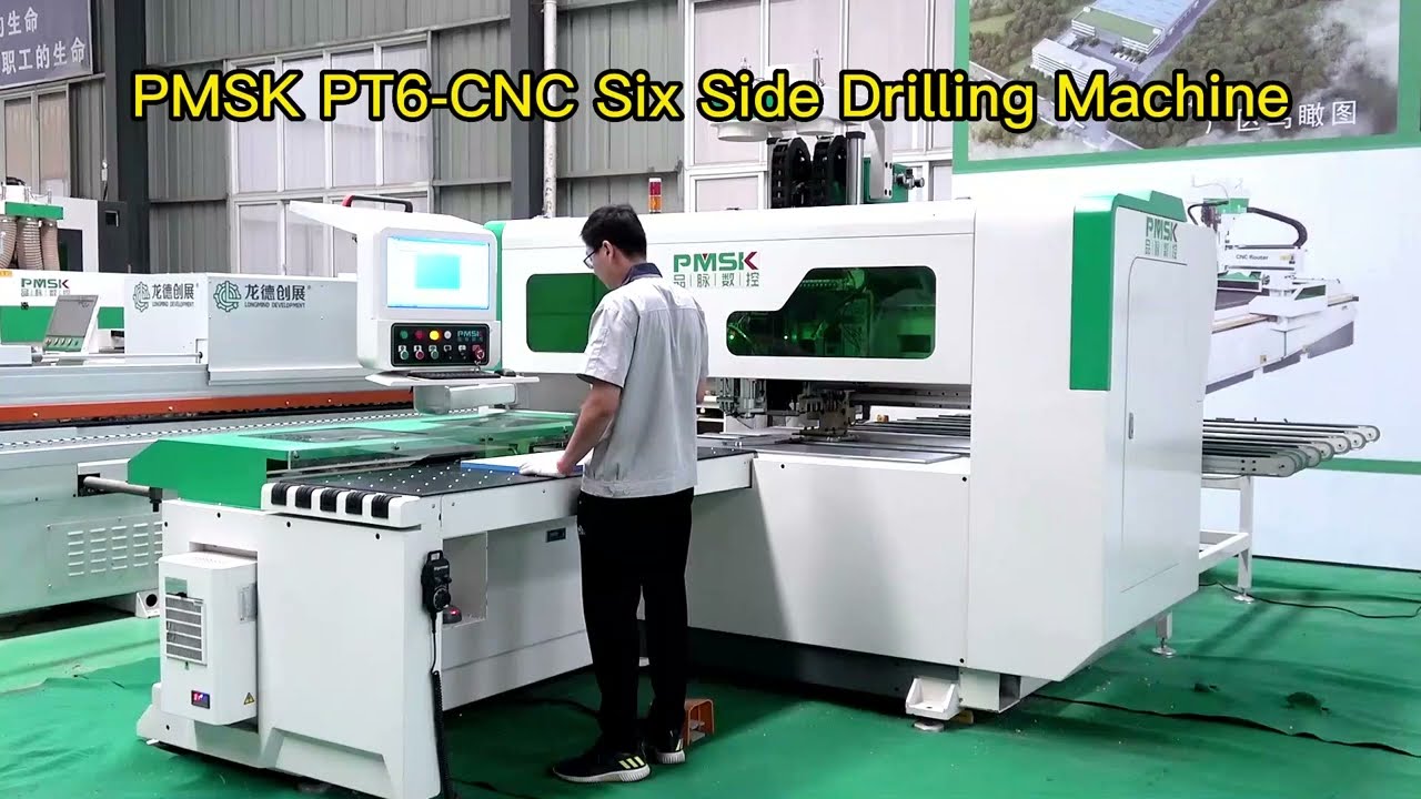 PT6 six sides drilling machine high efficient user friendly can also perform slotting and milling.