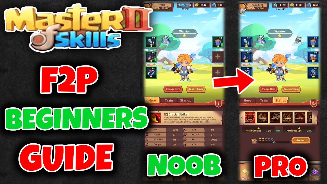 Get the right Start! Tips and Tricks for New Players // Master of Skills 2 Beginners Guide
