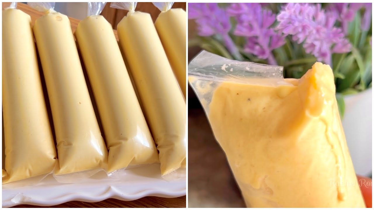 HELADOS DE  PLÁTANO 🍌CREMOSOS FÁCIL Y RIQUÍSIMOS 😋