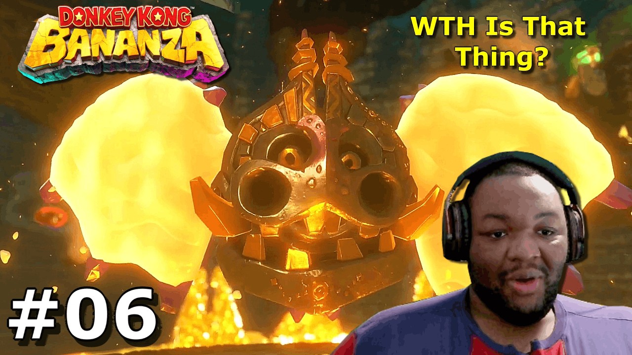 Tempest Layer & This Sinister Blusterwing Thing - Donkey Kong Bananza Playthrough Part 6