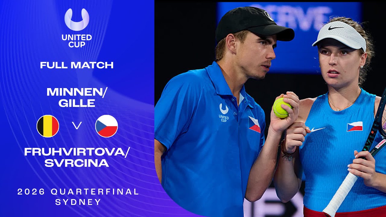 Minnen/Gille v Fruhvirtova/Svrcina Full Match | United Cup 2026 Quarterfinal