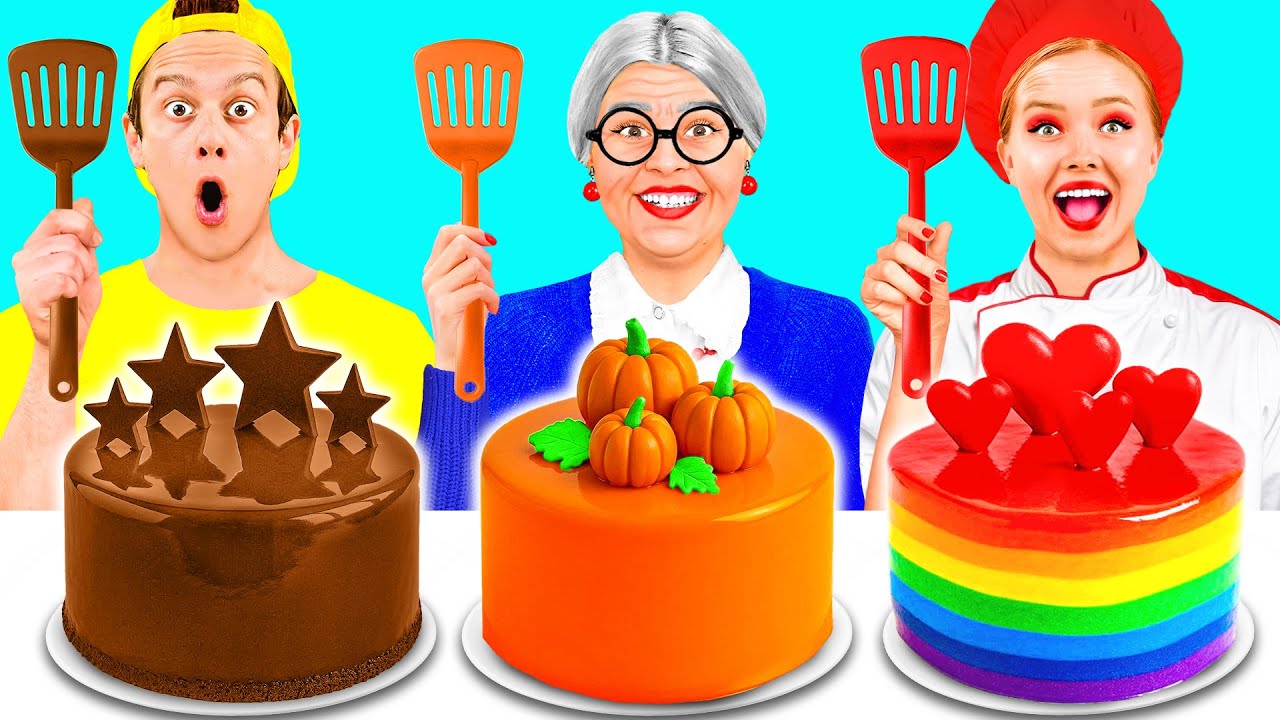 Eu vs Minha Vó No Desafio De Culinária | Hacks e Truques de Cozinha por Challenge Fun