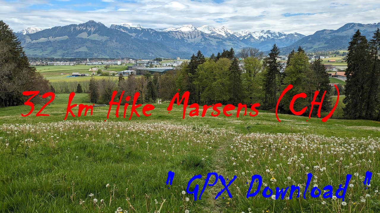 Wandern - Rund um Marsens (CH) - 32 km