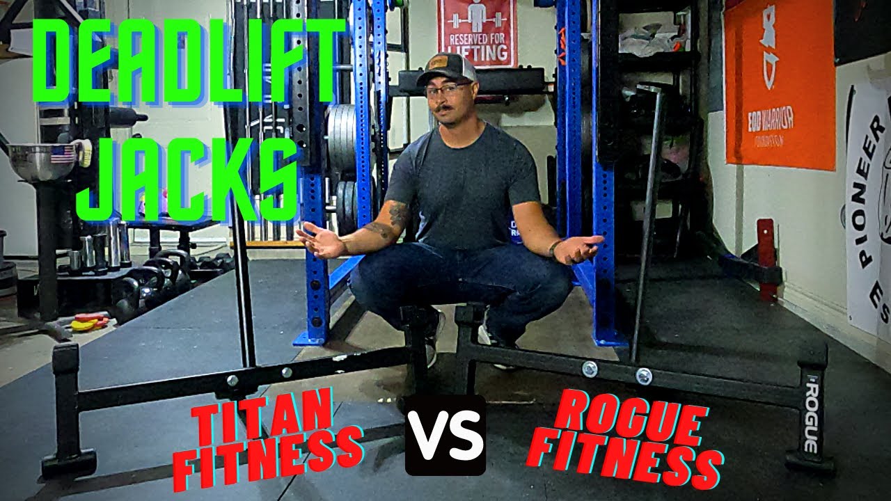 Rogue vs. Titan Fitness | Deadlift Jack Comparison | Strongman Gym Equipment Review
