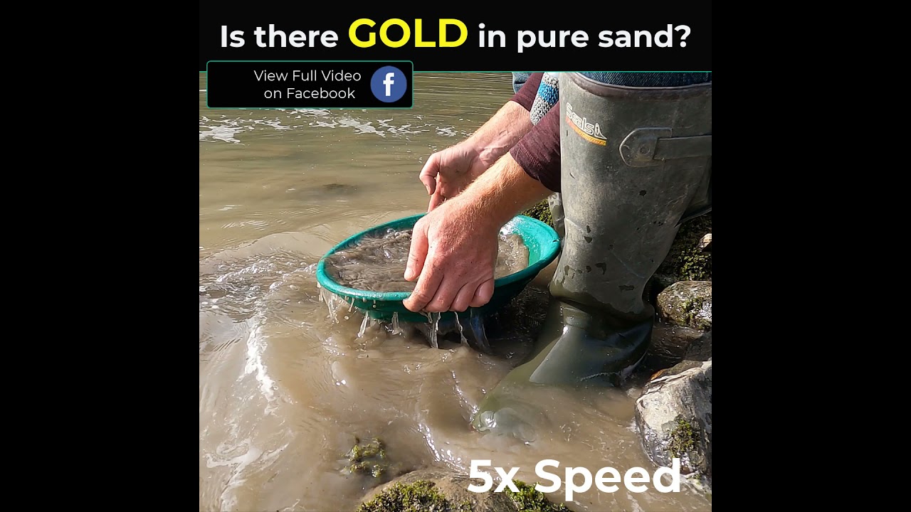 Can I find GOLD in PURE SAND?