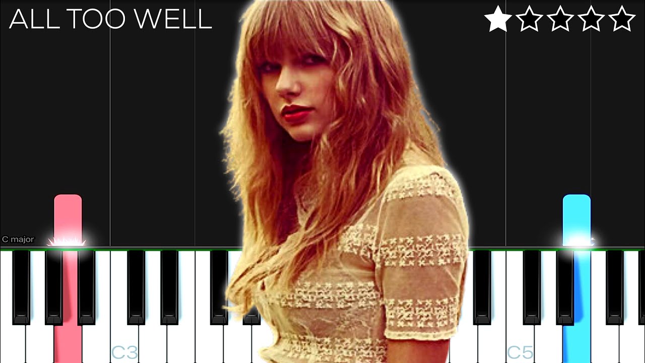 Taylor Swift - All Too Well (Taylor's Version) | EASY Piano Tutorial