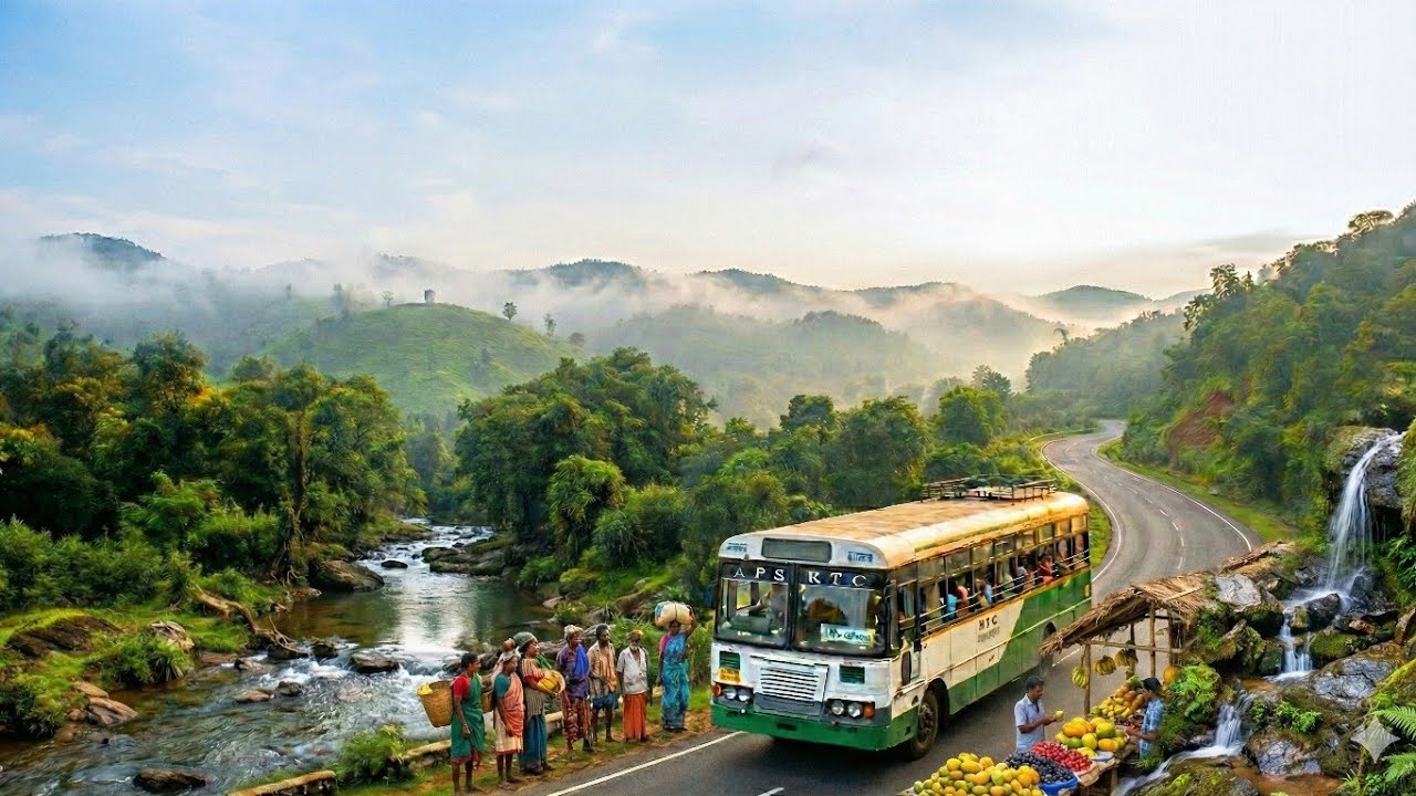 ఈ Beautiful❤️  journey  🚌ముందు అరకు పనికిరాదు | Jolaputtu to paderu   | Andhra Pallavelugu series 