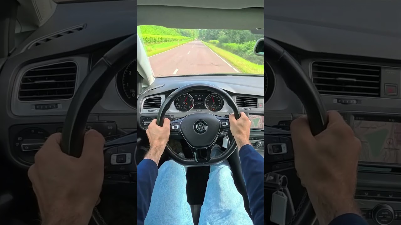 0-100 VW Golf VII 1.4 - 125 HP (2015) #shorts #viral #acceleration #speed #bestcar #top #race #fun