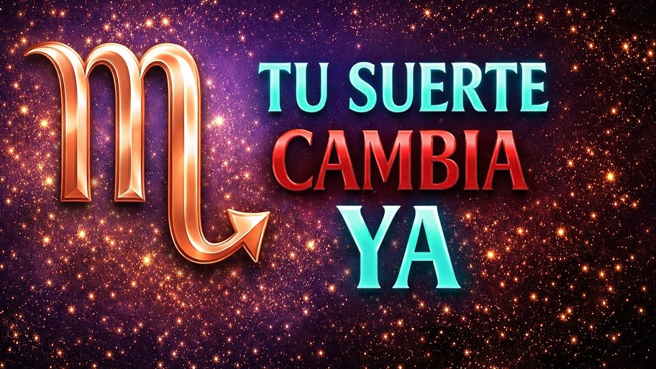 ♏ ESCORPIO: ¡Sueltas el peso y llega la suerte! 🍀10 al 17 de enero de 2026