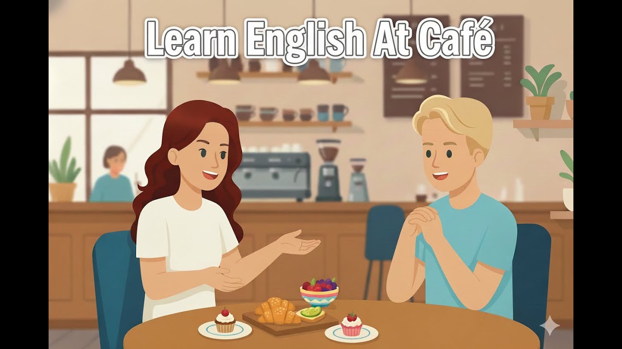 Learn English at a Café ☕  Ordering Food & Drinks